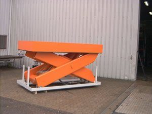 l heavy capacity single scissor lift table